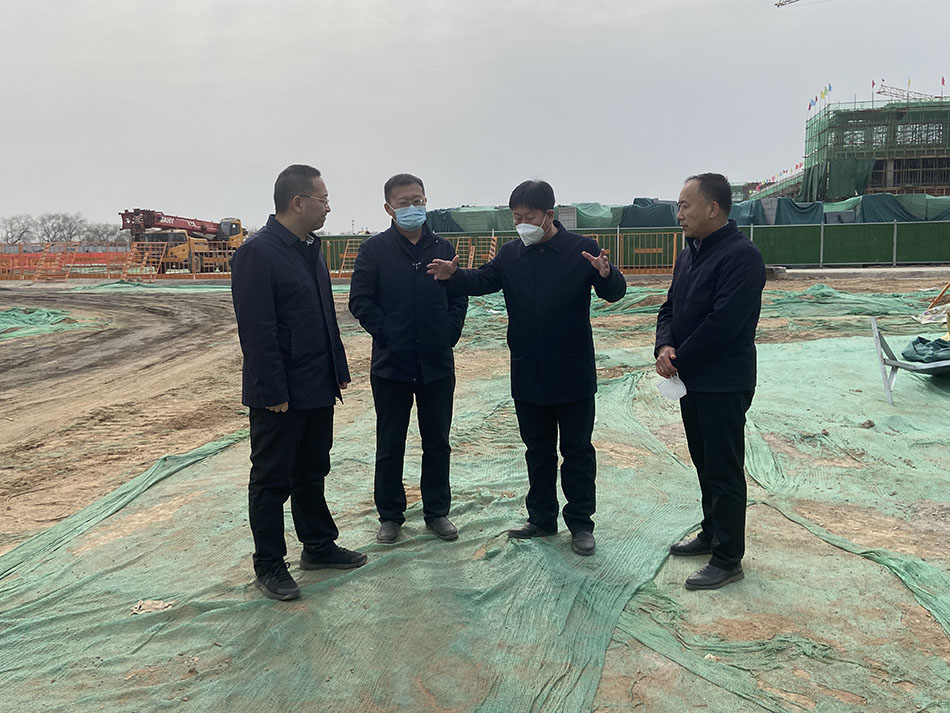 市商務局領導到石家莊國際農(nóng)產(chǎn)品批發(fā)交易中心項目調研指導工作