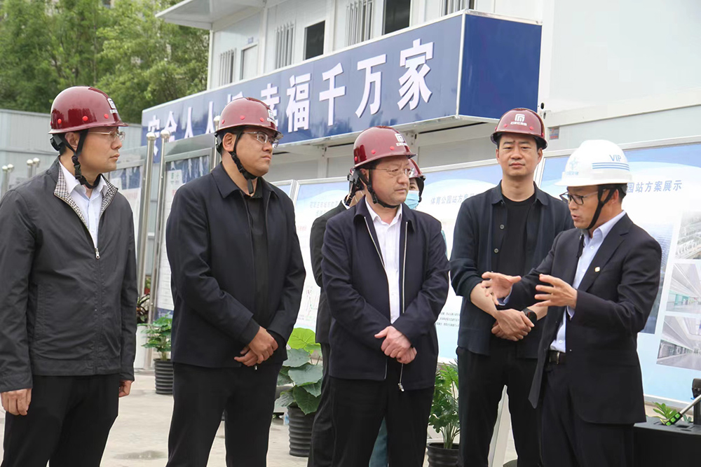 市政府國資委黨委書記、主任劉國勤一行開展重點工程項目調(diào)研和安全生產(chǎn)督導(dǎo)工作