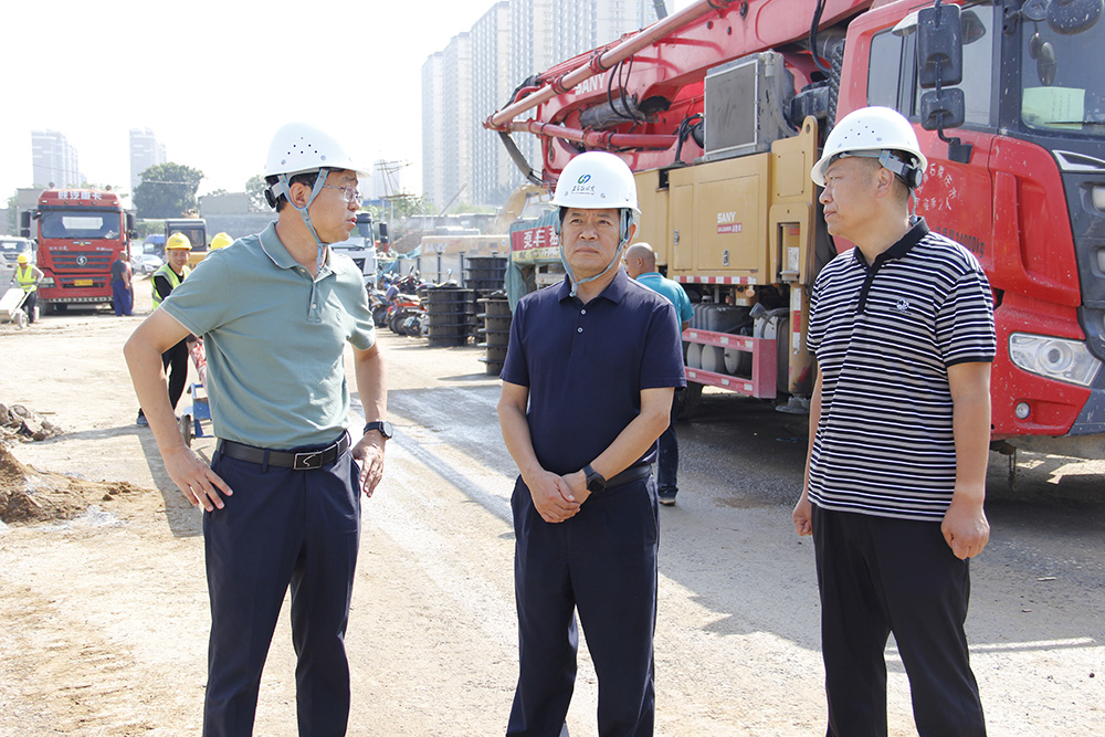 石家莊市政府副秘書長劉建立調研指導 石家莊橋西區(qū)汽車貿(mào)易園