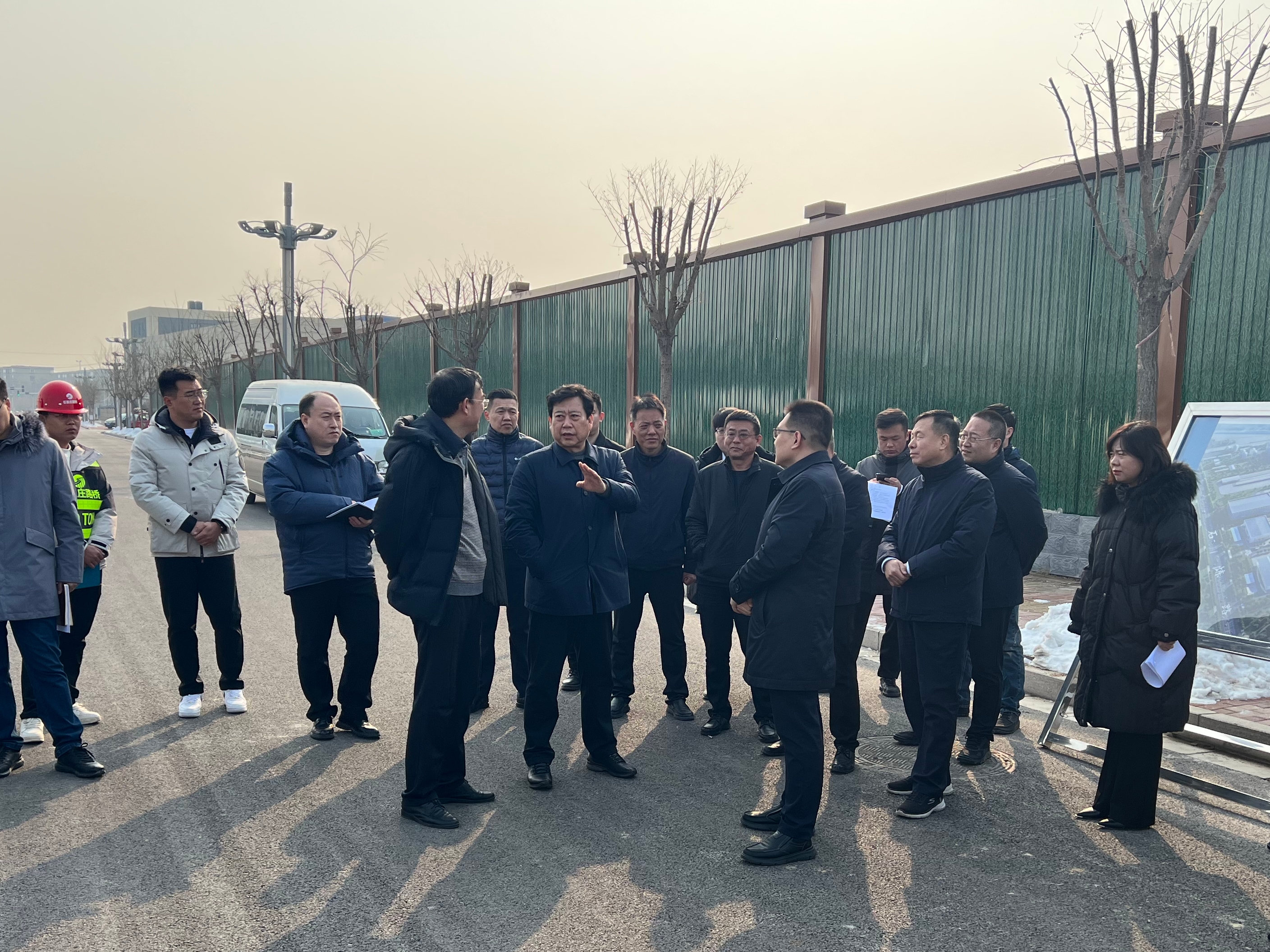 高新區(qū)領(lǐng)導(dǎo)到化工物流園項(xiàng)目現(xiàn)場調(diào)研指導(dǎo)工作